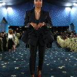 NEW YORK, NEW YORK - MAY 05: Ego Nwodim attends the 2025 Met Gala Celebrating "Superfine: Tailoring Black Style" at Metropolitan Museum of Art on May 05, 2025 in New York City.  (Photo by Kevin Mazur/MG25/Kevin Mazur/Getty Images for The Met Museum/Vogue)