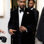 Usher at The Mark Hotel before the 2025 Met Gala: "Superfine: Tailoring Black Style" held at the Metropolitan Museum of Art on May 5, 2025 in New York, New York. (Photo by Masato Onada/WWD via Getty Images)