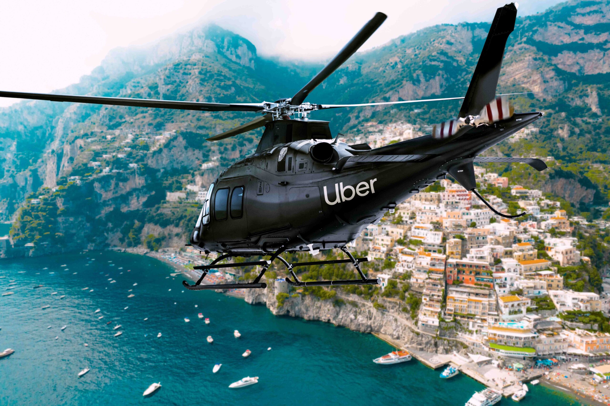 Uber Just Launched Helicopter and Boat Rides on the Amalfi Coast, And It’s the Most Luxurious Way to Travel Italy This Summer